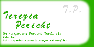 terezia pericht business card